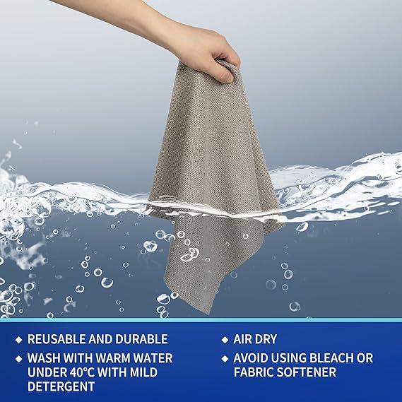 High-Friction Kitchen Wash Cloth | Heavy-Duty Grease Cutter | Reusable Scrubbing Cloth