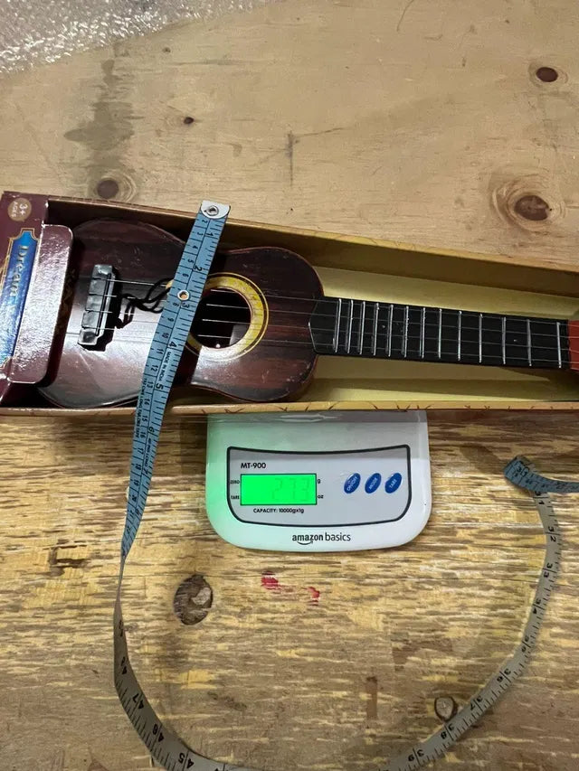 Mini Kids Guitar | 4-String Wooden Finish Ukulele Toy | Musical Instrument for Children