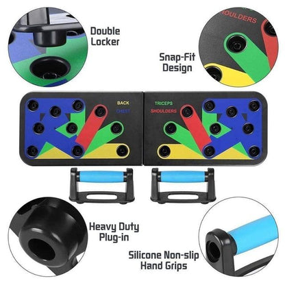 Portable 14-in-1 Push-Up Board Training System
