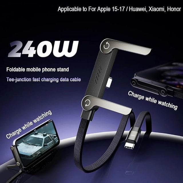 Viral super fast charging cord in compact design
