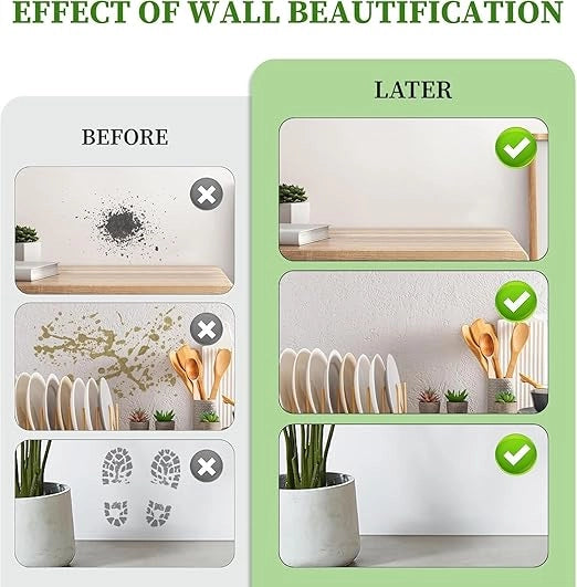 simplify™ Wall Repair Roller | 2-in-1 Paint Roller & Crack Filler for White Walls