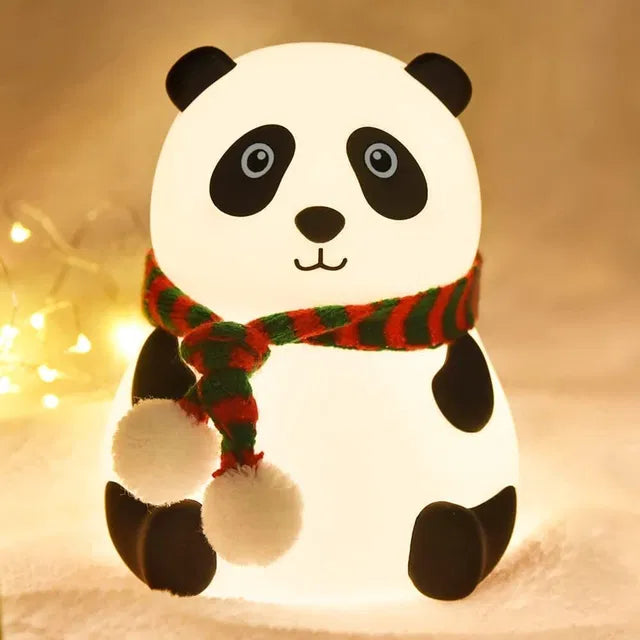 Panda LED Night Lamp | Cute Kids Room Decor & Birthday Gift | Soft Glow Night Light