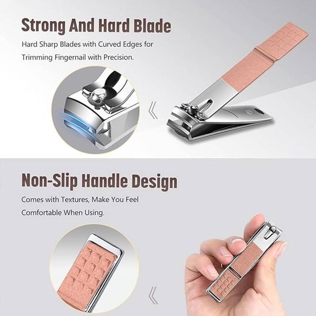 Precision Nail Clipper | Sharp Stainless Steel Manicure Tool | Clean Cut for Fingers & Toes