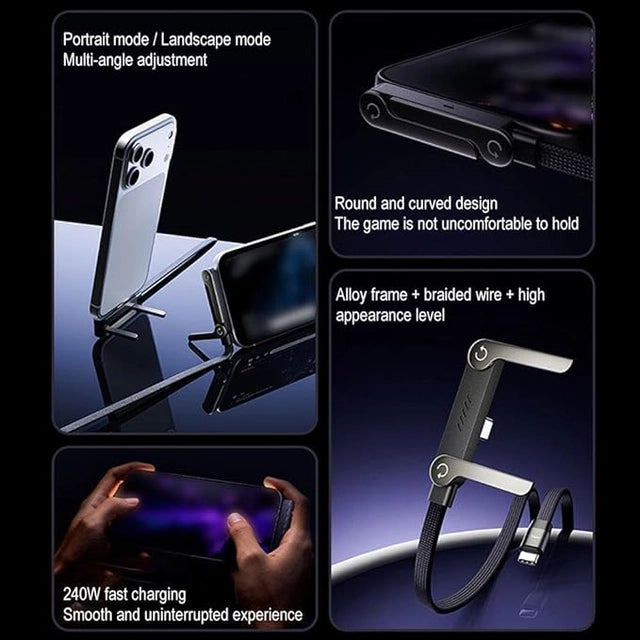 Viral super fast charging cord in compact design