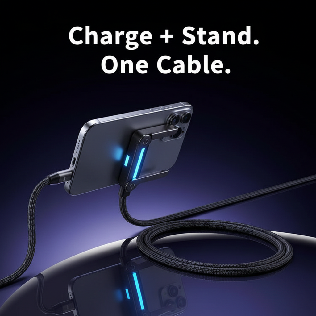 Viral super fast charging cord in compact design