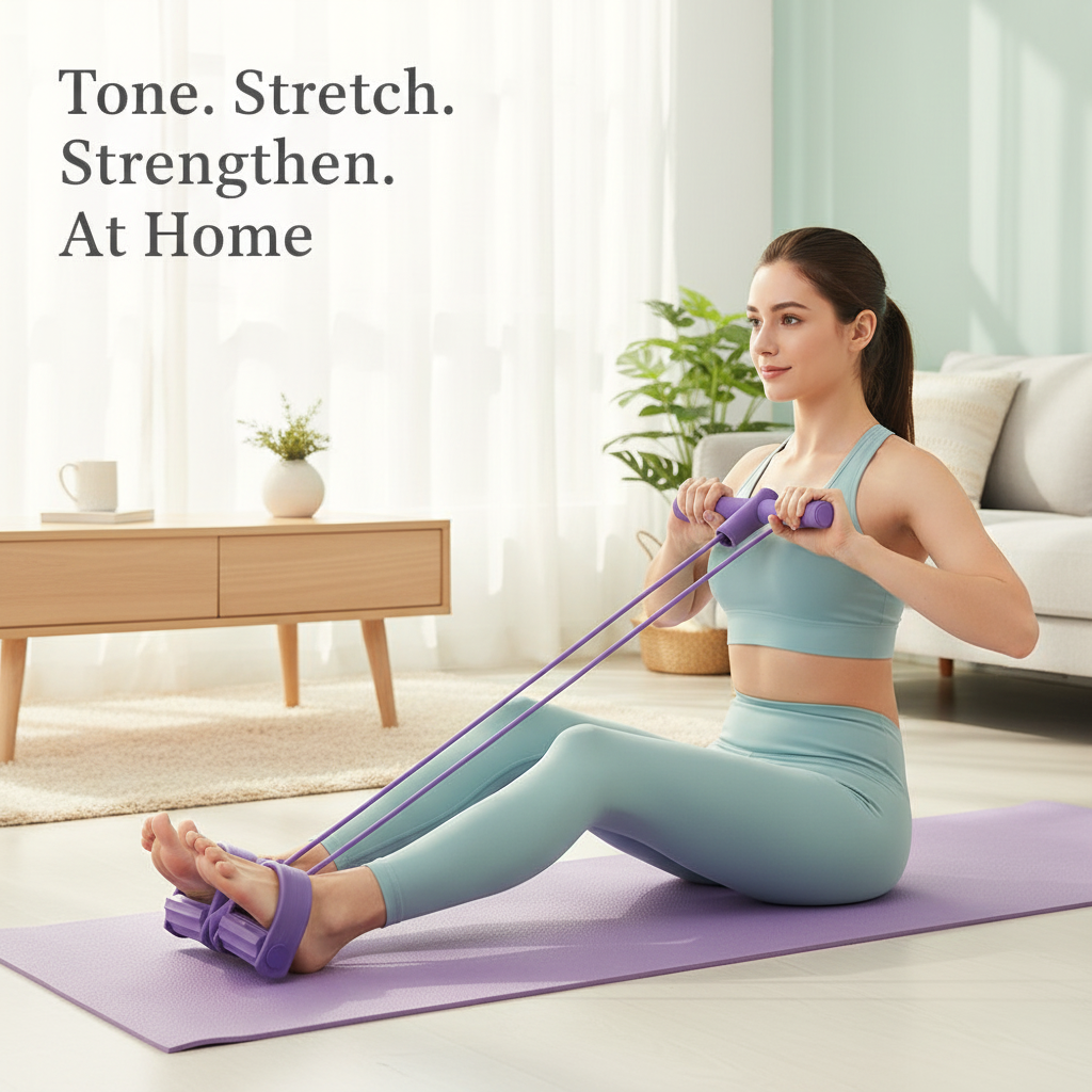 Yoga Pedal Resistance Band For Full-Body Workouts