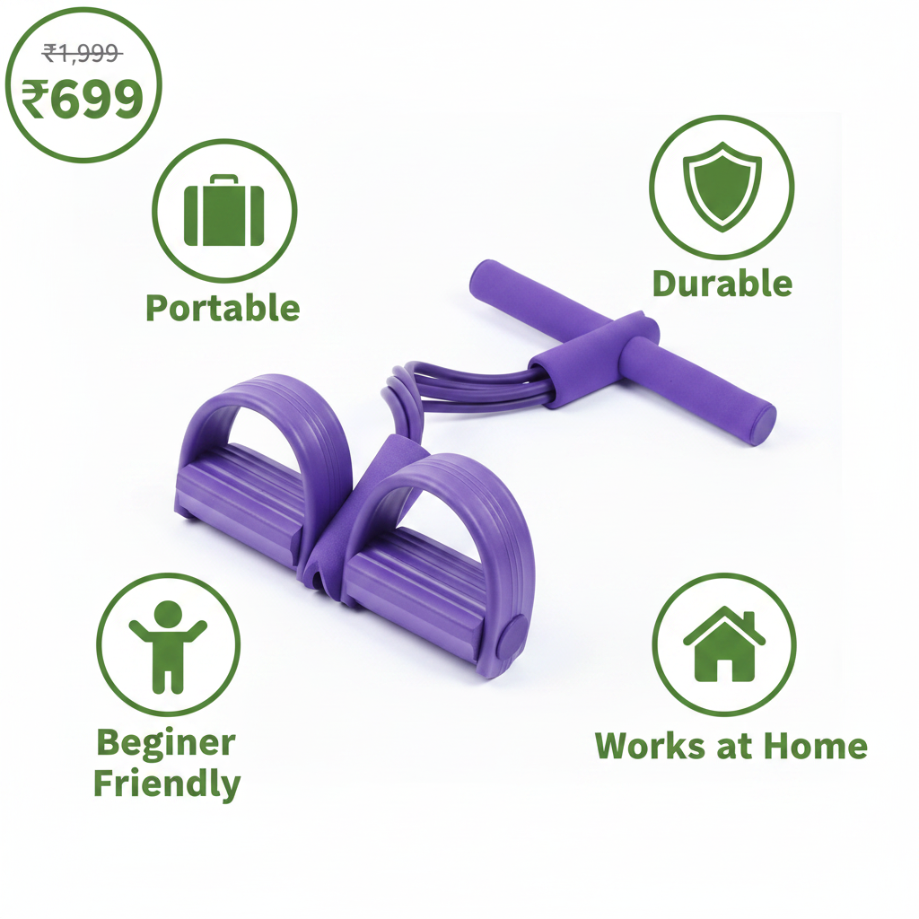 Yoga Pedal Resistance Band For Full-Body Workouts