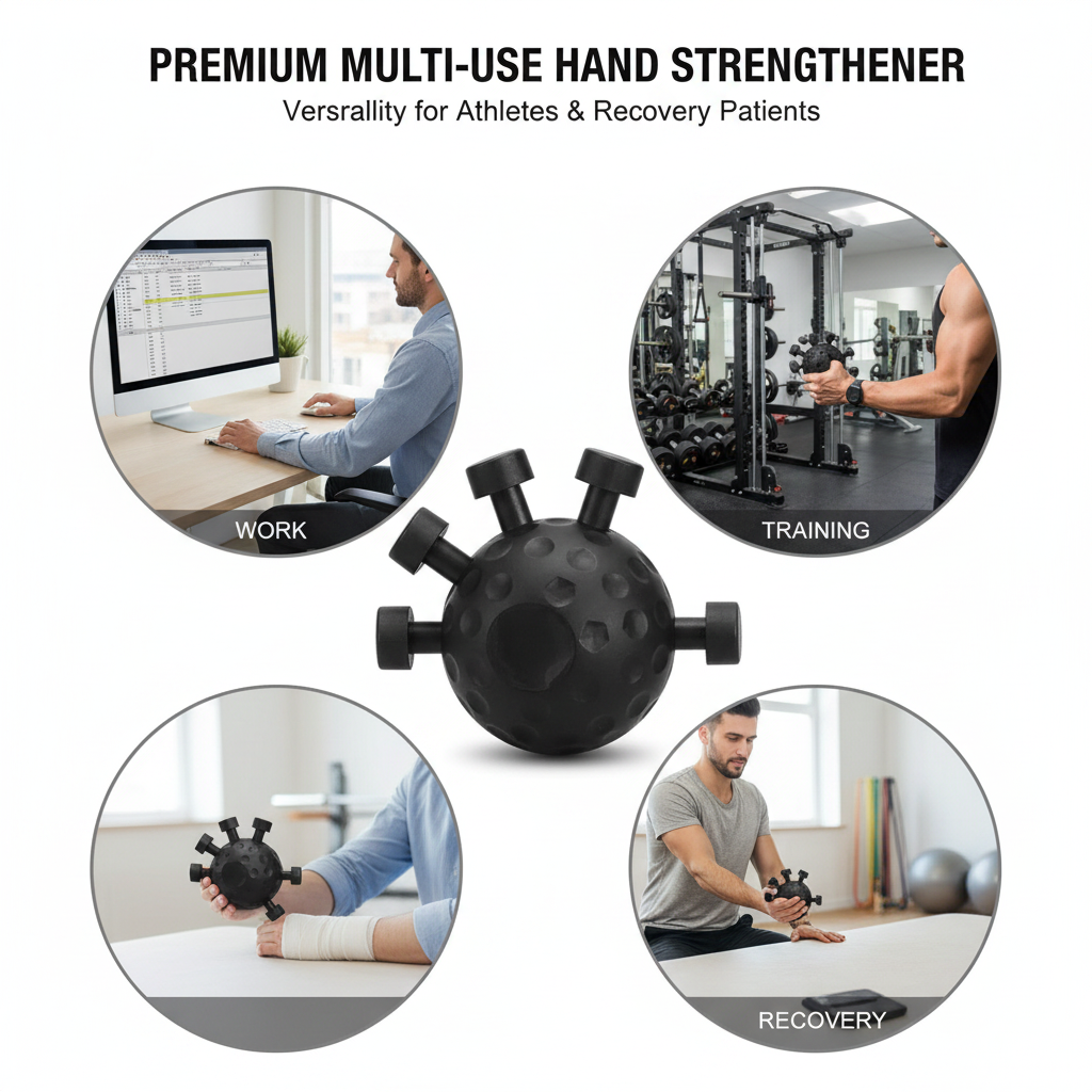 Hand Grip Strengthener | Finger & Wrist Exerciser for Strength, Fitness & Rehabilitation