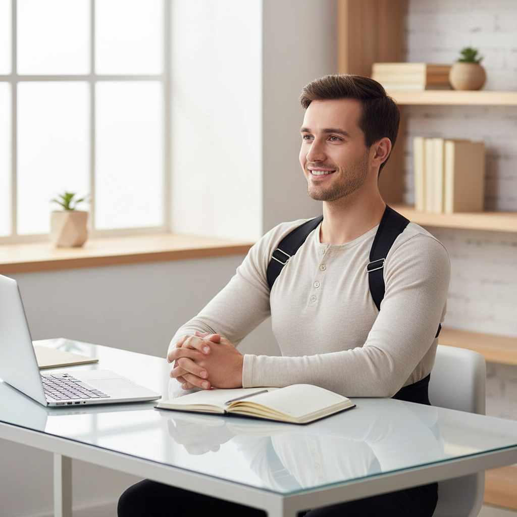 simplify™ Posture Corrector Belt — Adjustable Back Support for Men & Women