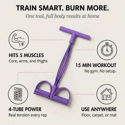 Yoga Pedal Resistance Band For Full-Body Workouts