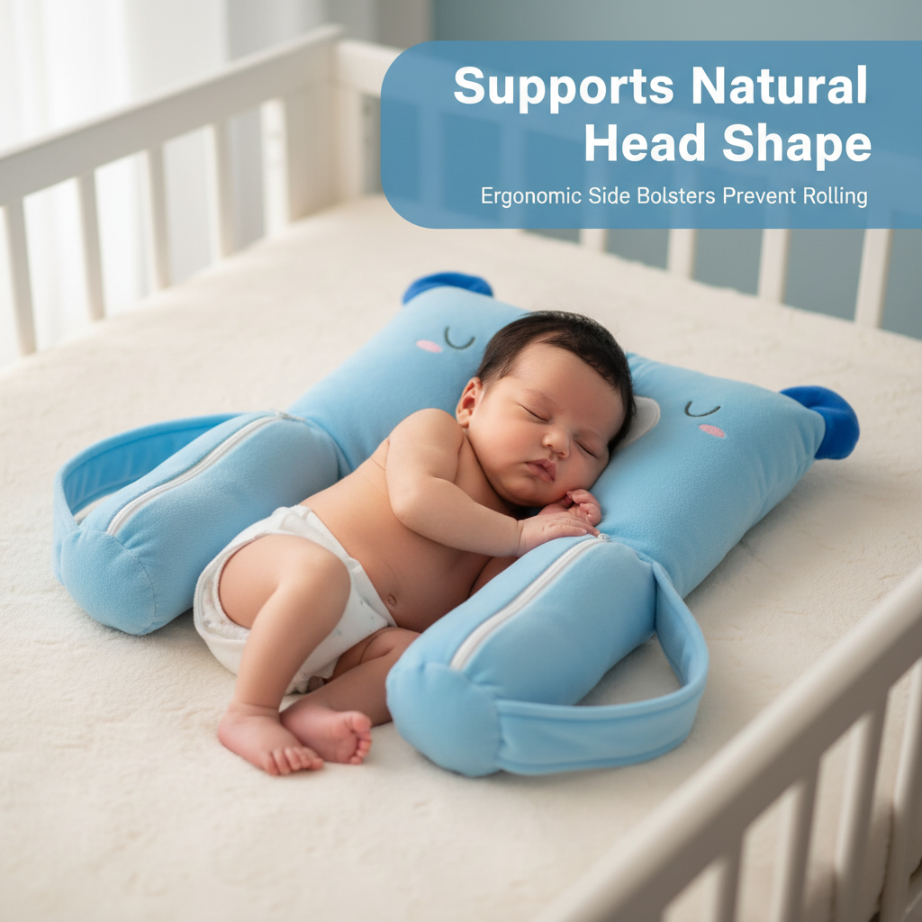 Supports Natural Head Shape